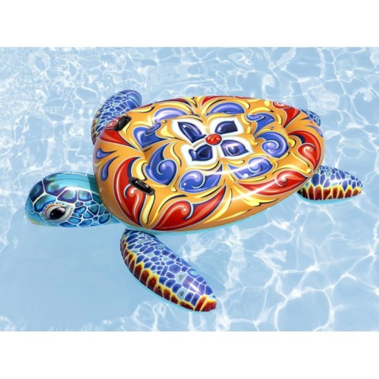 Bestway Nafukovací Matrac Korytnačka Majolika s rúčkami 183 cm x 173 cm