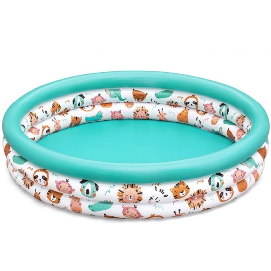 Bestway 51226 Detský Okrúhly Bazén SAFARI ANIMALS 122cm
