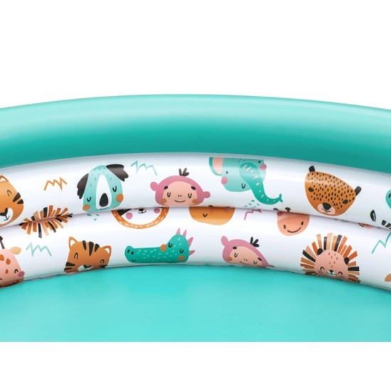 Bestway 51226 Detský Okrúhly Bazén SAFARI ANIMALS 122cm