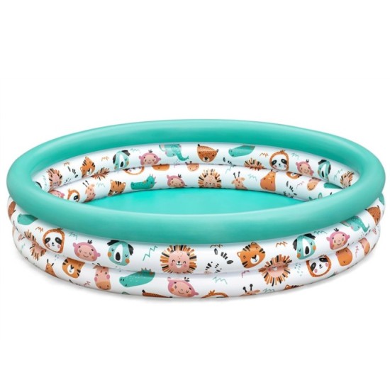 Bestway 51226 Detský Okrúhly Bazén SAFARI ANIMALS 122cm