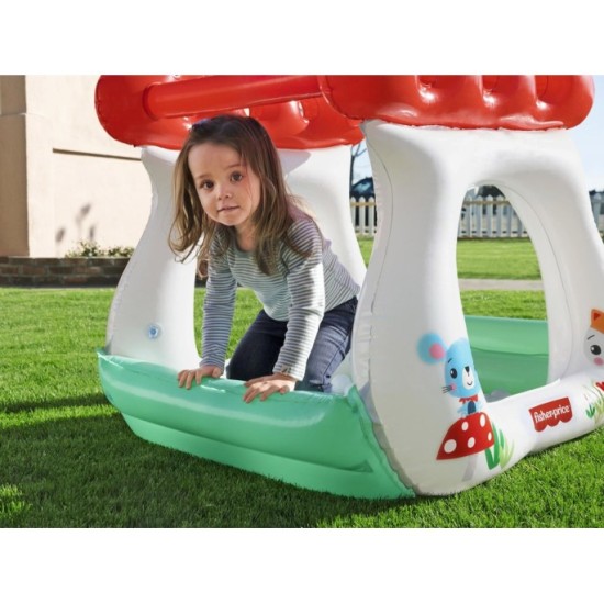 Fisher Price 93570 Detský Nafukovací Bazén s loptičkami Muchotrávka 107cm