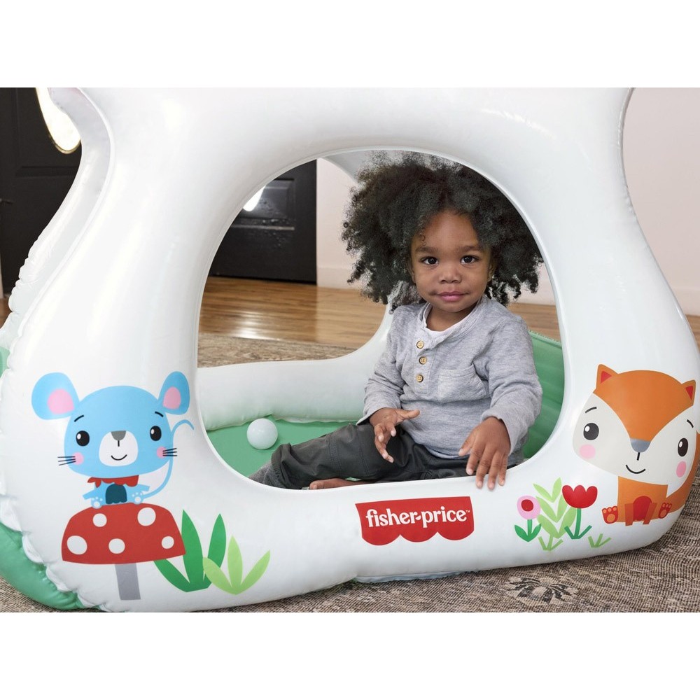 Fisher Price 93570 Detský Nafukovací Bazén s loptičkami Muchotrávka 107cm