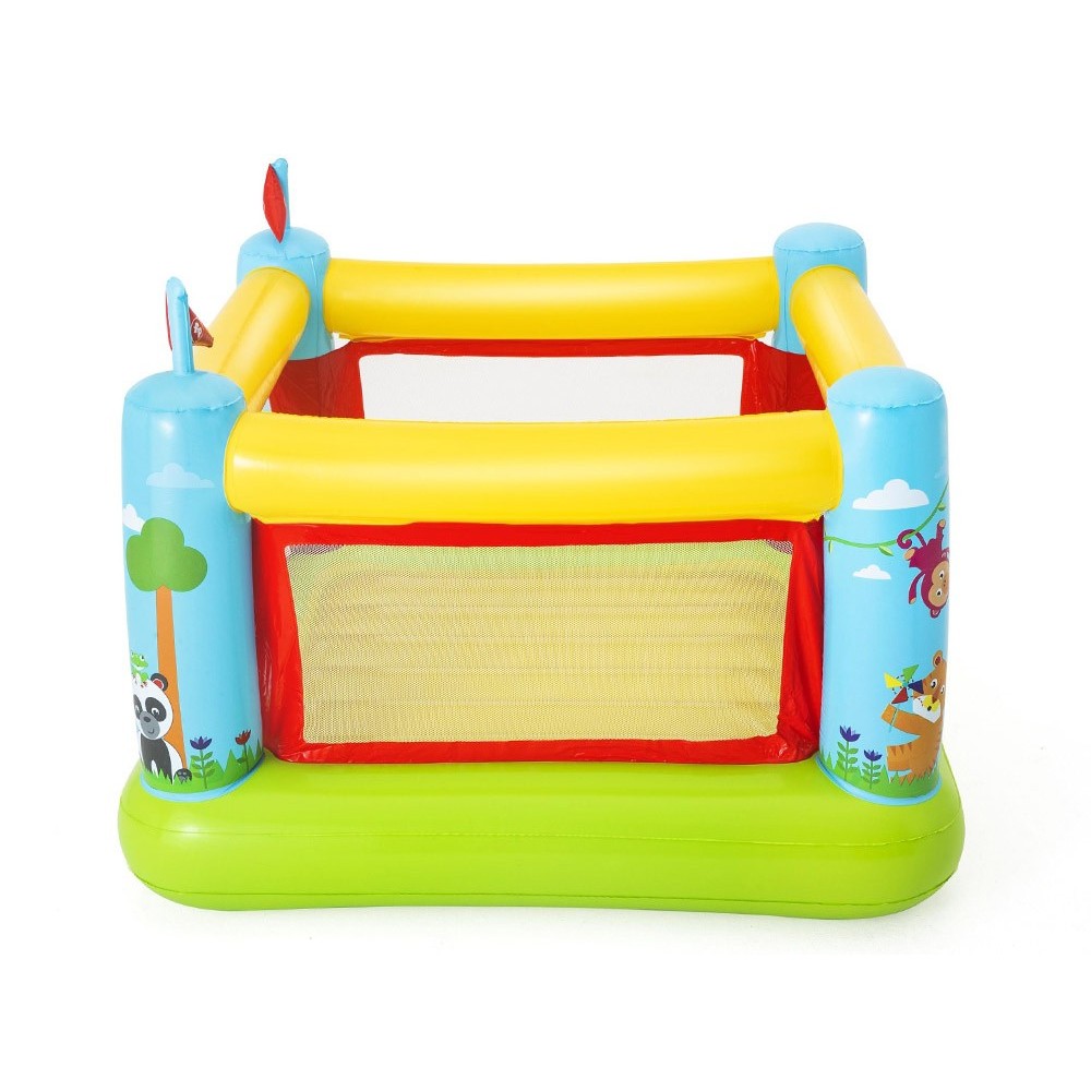 Bestway 93553 Fisher Price Detská Nafukovacia Trampolína 175 x 173cm, nosnosť 85kg