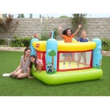 Bestway 93553 Fisher Price Detská Nafukovacia Trampolína 175 x 173cm, nosnosť 85kg