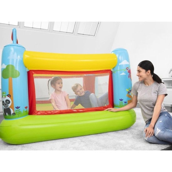 Bestway 93553 Fisher Price Detská Nafukovacia Trampolína 175 x 173cm, nosnosť 85kg
