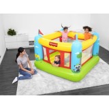 Bestway 93553 Fisher Price Detská Nafukovacia Trampolína 175 x 173cm, nosnosť 85kg