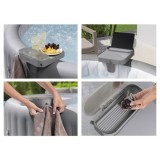 Bestway 60337 Polica Úložná plocha, stolík 4v1 pre vírivky LAY-Z-SPA, držiak na tablet, uterák, stolík na jedlo
