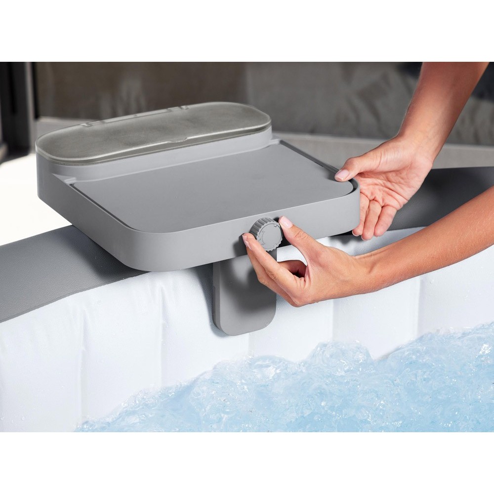 Bestway 60337 Polica Úložná plocha, stolík 4v1 pre vírivky LAY-Z-SPA, držiak na tablet, uterák, stolík na jedlo