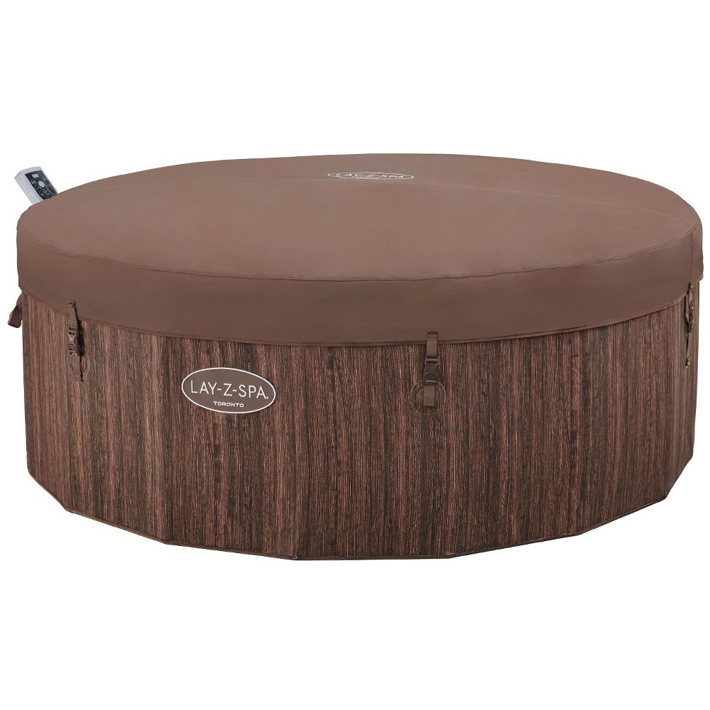 Bestway 6001W Vírívka Lay-Z-Spa Toronto Hydromassage AirJet Jacuzzi, pre 7 osôb, priemer 190cm + WIFI Aplikácia + 5 Vankúše