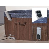 Bestway 6001W Vírívka Lay-Z-Spa Toronto Hydromassage AirJet Jacuzzi, pre 7 osôb, priemer 190cm + WIFI Aplikácia + 5 Vankúše
