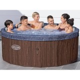 Bestway 6001W Vírívka Lay-Z-Spa Toronto Hydromassage AirJet Jacuzzi, pre 7 osôb, priemer 190cm + WIFI Aplikácia + 5 Vankúše