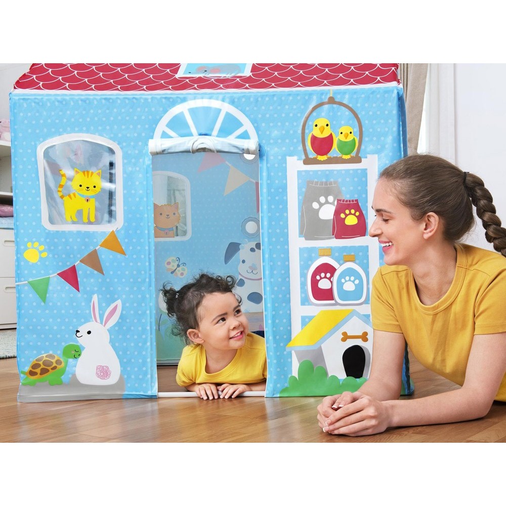 Bestway 52007 Detský Skladací Domček Zvieratká na hranie 114cm