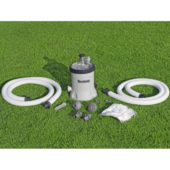 Bestway 58870 Bazénové filtračné čerpadlo Polysphere, bazénová filtrácia 5678 l/h + Filtračné guličky 240g v balení