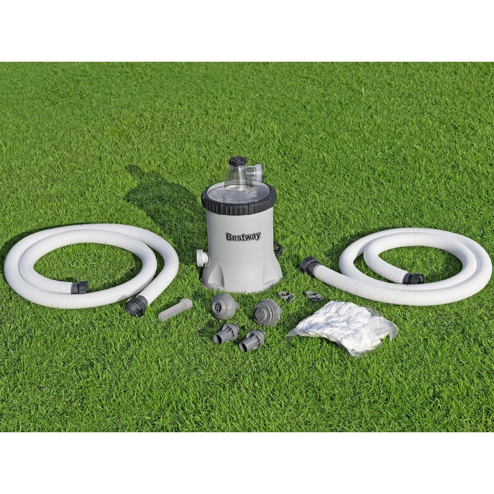 Bestway 58870 Bazénové filtračné čerpadlo Polysphere, bazénová filtrácia 5678 l/h + Filtračné guličky 240g v balení