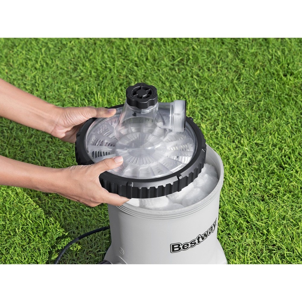 Bestway 58870 Bazénové filtračné čerpadlo Polysphere, bazénová filtrácia 5678 l/h + Filtračné guličky 240g v balení