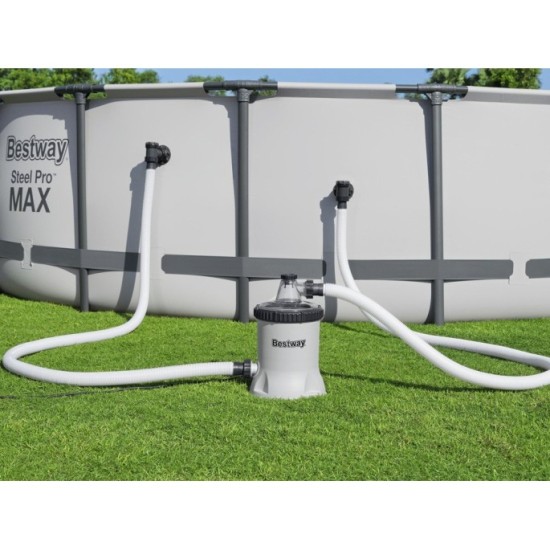 Bestway 58870 Bazénové filtračné čerpadlo Polysphere, bazénová filtrácia 5678 l/h + Filtračné guličky 240g v balení
