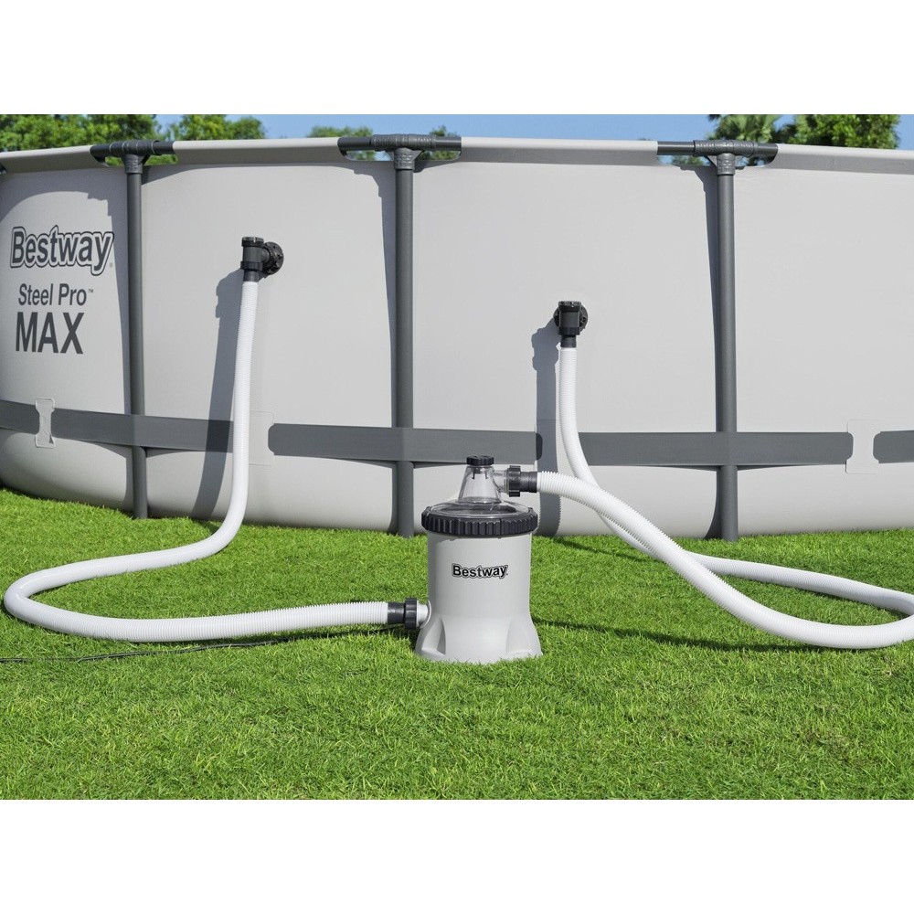 Bestway 58870 Bazénové filtračné čerpadlo Polysphere, bazénová filtrácia 5678 l/h + Filtračné guličky 240g v balení