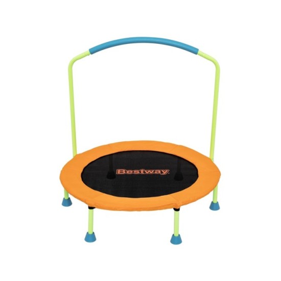 BESTWAY 59100, Trampolína WonderJump 91 x 96 cm s rúčkou pre deti, nosnosť 25kg