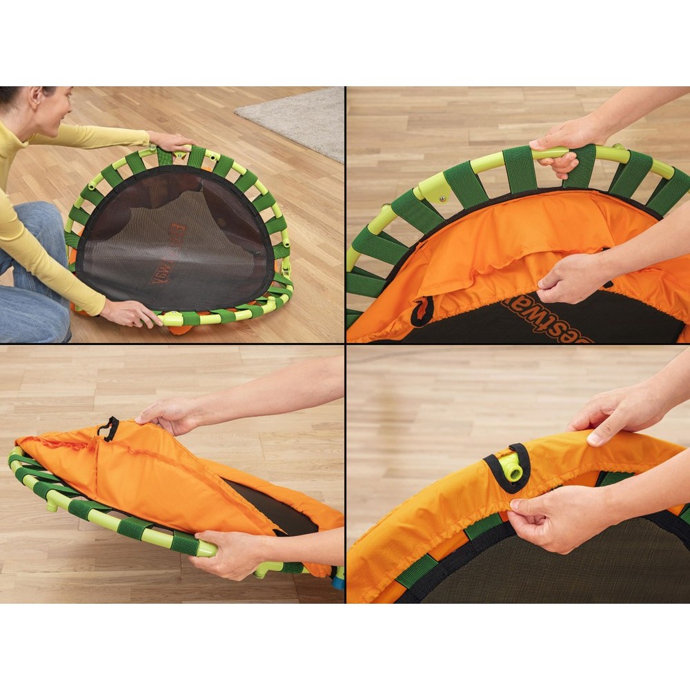 BESTWAY 59100, Trampolína WonderJump 91 x 96 cm s rúčkou pre deti, nosnosť 25kg