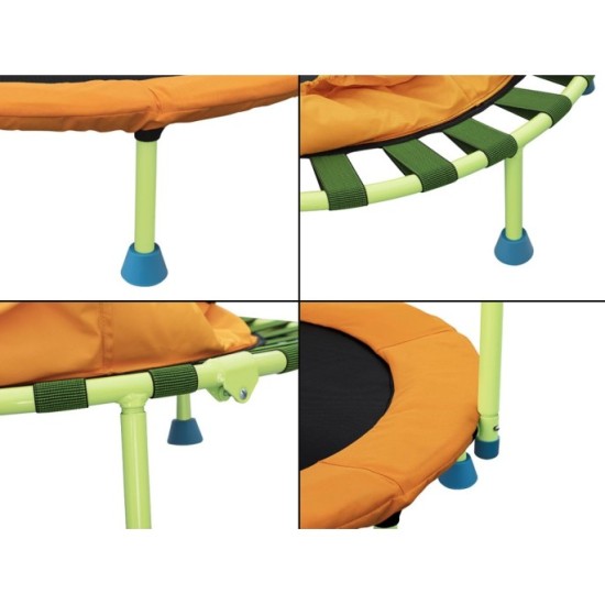 BESTWAY 59100, Trampolína WonderJump 91 x 96 cm s rúčkou pre deti, nosnosť 25kg