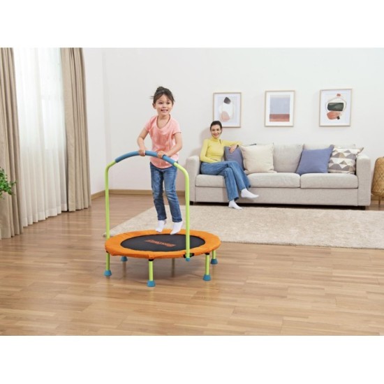 BESTWAY 59100, Trampolína WonderJump 91 x 96 cm s rúčkou pre deti, nosnosť 25kg