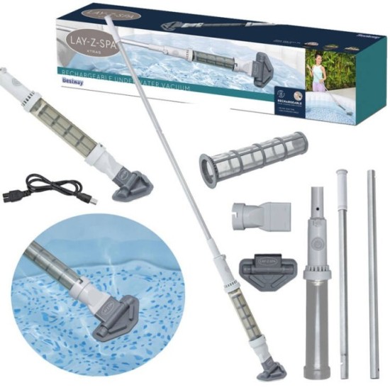 Bestway 60327 Akumulátorový Bezdrôtový Vysávač na Vírivky Lay-Z-Spa Cordless Jacuzzi Vacuum Cleaner