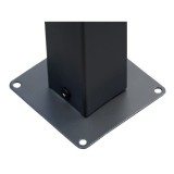 MKSTOR Kovová Záhradná pergola Para Sole ZONA 3m x 3m x 2m s Vodotesnou, posuvnou strechou ROLLERS, záhradný altánok s UV ochran