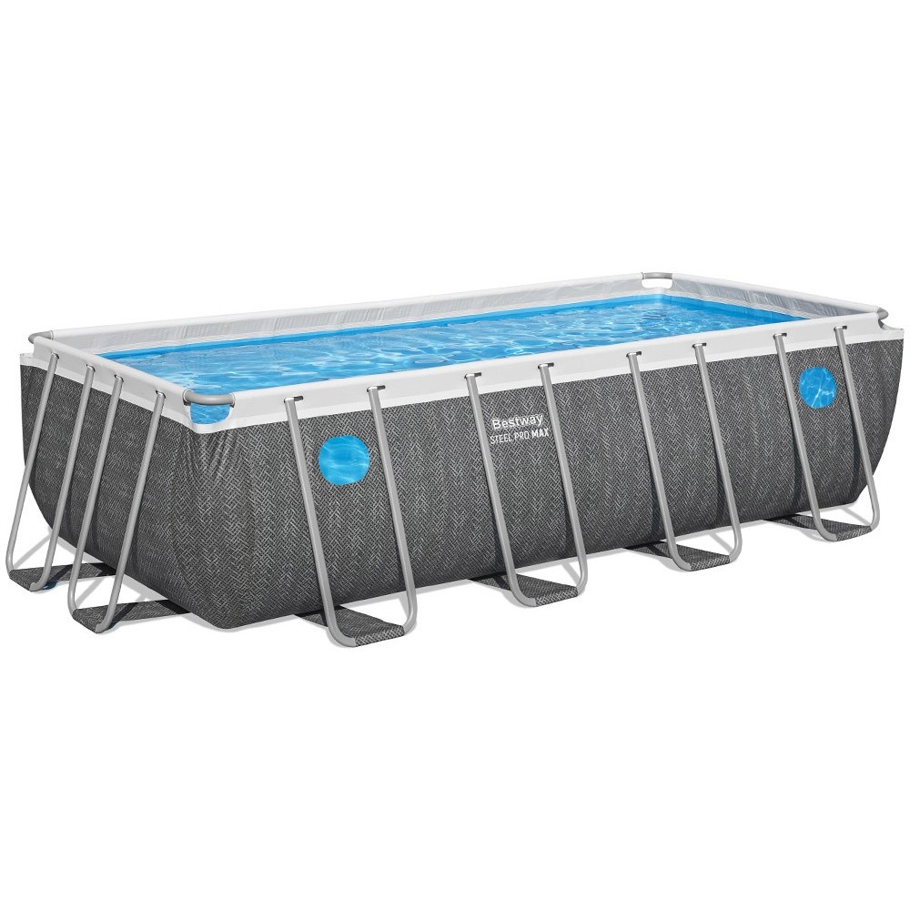 BESTWAY 561MB Bazén s kovovou konštrukciou Steel Pro Max Splashview 488 x 244 x 122 cm, kartušová filtrácia