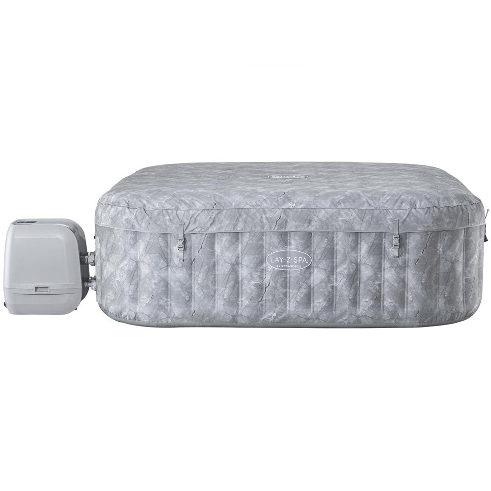 Bestway 6001Q Vírivka Lay-Z-Spa San Francisco Pro 7 Wi-Fi Aplikácia, LED svetlo, 5 vankúšov, pre 7 osôb