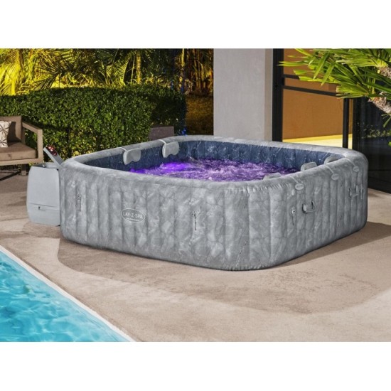 Bestway 6001Q Vírivka Lay-Z-Spa San Francisco Pro 7 Wi-Fi Aplikácia, LED svetlo, 5 vankúšov, pre 7 osôb