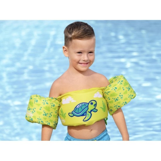 Bestway 9012T Detská Plávacia Vesta Korytnačka 15-30 kg, zelená