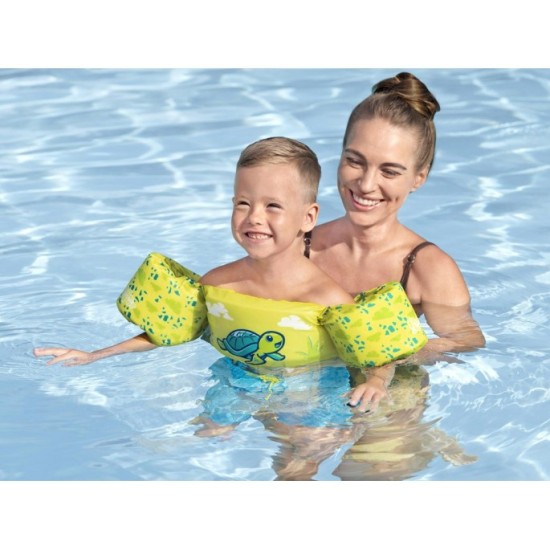 Bestway 9012T Detská Plávacia Vesta Korytnačka 15-30 kg, zelená