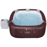 Bestway Lay-z-Spa Maldives Air WiFi aplikácia s LED svetlom pre 7 osôb, hnedá