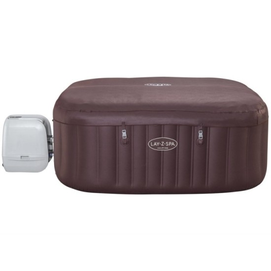 Bestway Lay-z-Spa Maldives Air WiFi aplikácia s LED svetlom pre 7 osôb, hnedá