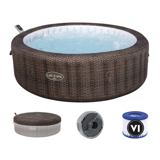 Bestway 6001P Vírívka Lay-Z-Spa Bali SMART Air Jet Jacuzzi s WIFI aplikáciou, pre 7 osôb, priemer 216cm