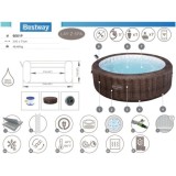 Bestway 6001P Vírívka Lay-Z-Spa Bali SMART Air Jet Jacuzzi s WIFI aplikáciou, pre 7 osôb, priemer 216cm