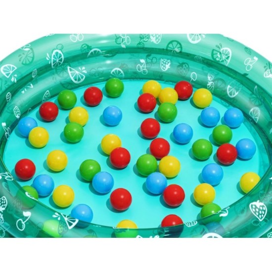 Bestway 51141 Detský Nafukovací Bazén 91cm x 20cm + 50ks loptičky