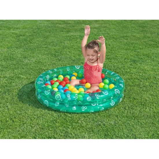 Bestway 51141 Detský Nafukovací Bazén 91cm x 20cm + 50ks loptičky
