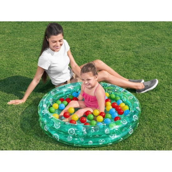 Bestway 51141 Detský Nafukovací Bazén 91cm x 20cm + 50ks loptičky