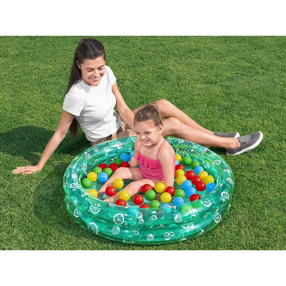 Bestway 51141 Detský Nafukovací Bazén 91cm x 20cm + 50ks loptičky