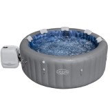 Bestway 6001T Vírivka Jacuzzi Lay-Z-Spa Santorini Smart HydroJet Pro 7 s LED svetlom, pre 7 osôb + 5 vankúšov + WIFI Aplikácia