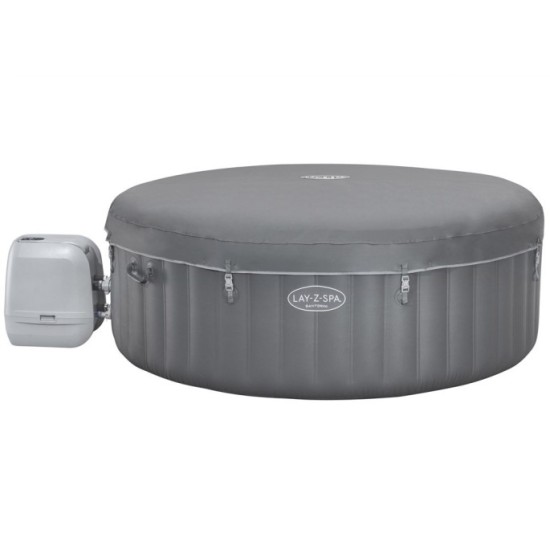 Bestway 6001T Vírivka Jacuzzi Lay-Z-Spa Santorini Smart HydroJet Pro 7 s LED svetlom, pre 7 osôb + 5 vankúšov + WIFI Aplikácia