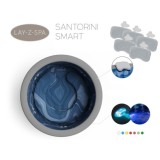 Bestway 6001T Vírivka Jacuzzi Lay-Z-Spa Santorini Smart HydroJet Pro 7 s LED svetlom, pre 7 osôb + 5 vankúšov + WIFI Aplikácia