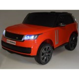JOKO Elektrické autíčko Range Rover 4x4, penové kolesá, kožené sedadlo, FM rádio, LCD Displej MP4, červené