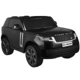 JOKO Elektrické autíčko Range Rover 4x4, penové kolesá, kožené sedadlo, FM rádio, LCD Displej MP4, čierne
