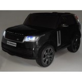 JOKO Elektrické autíčko Range Rover 4x4, penové kolesá, kožené sedadlo, FM rádio, LCD Displej MP4, čierne