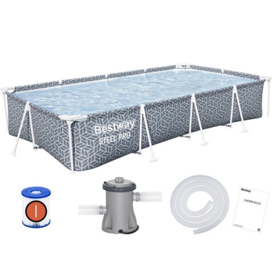 Bestway 561FV Bazén s kovovou konštrukciou 366cm x 201cm x 66cm 7v1 s filtračným čerpadlom
