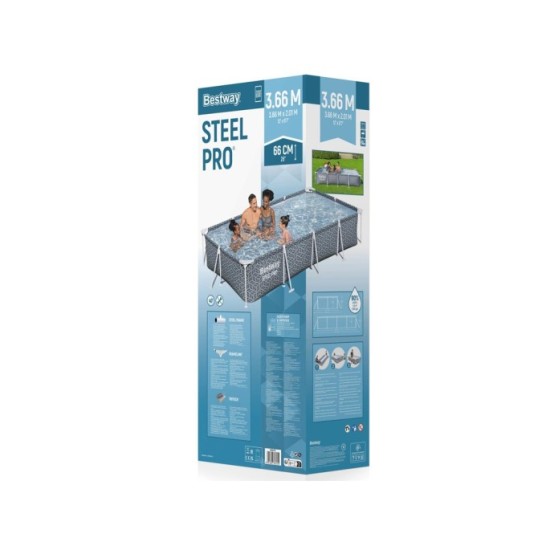 Bestway 561FV Bazén s kovovou konštrukciou 366cm x 201cm x 66cm 7v1 s filtračným čerpadlom