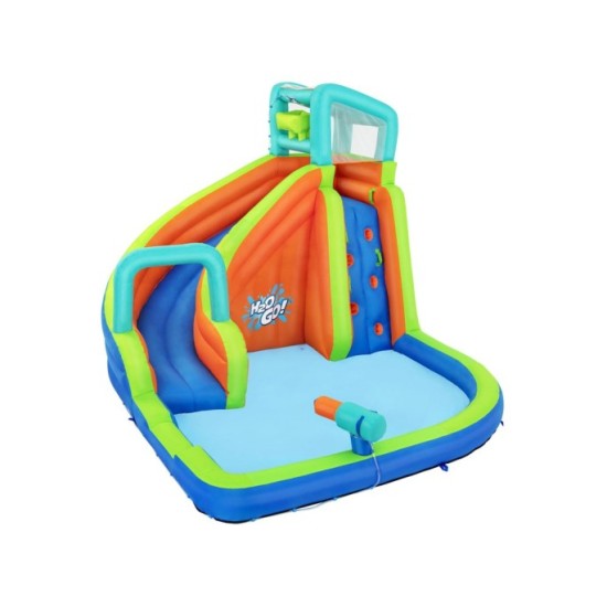 Bestway 53408 Nafukovací Vodný Park Bazén so šmýkačkou PLAYGROUND H2O Go 365x320x270 cm