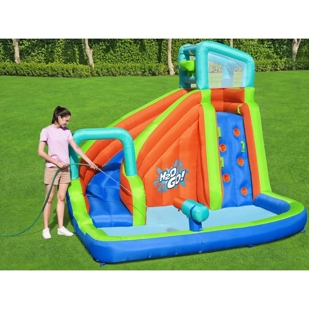 Bestway 53408 Nafukovací Vodný Park Bazén so šmýkačkou PLAYGROUND H2O Go 365x320x270 cm